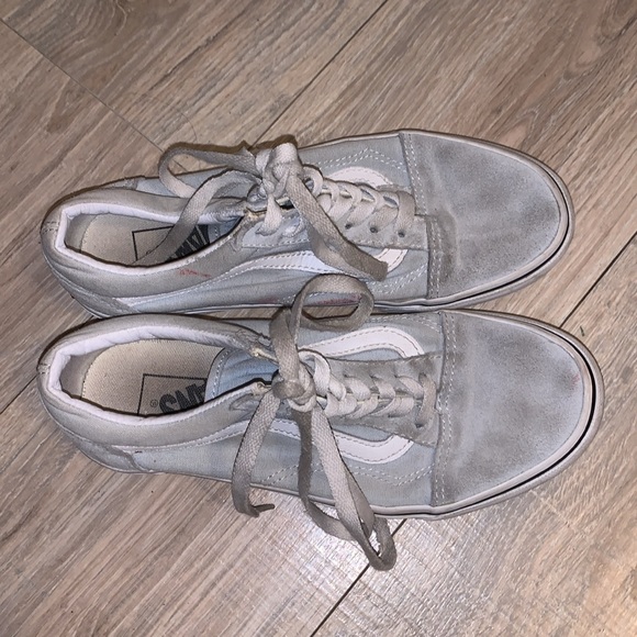 Vans Off The Wall Old School gray suede unisex sneakers - Picture 6 of 8